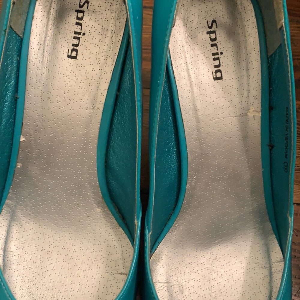 Spring turquoise heels - Picture 7 of 8